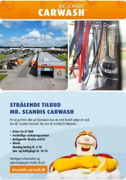 Scandinavian Park STRÅLENDE TILBUD MR. SCANDIS CARWASH tilbud