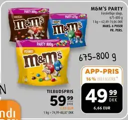Scandinavian Park M&M’S PARTY tilbud