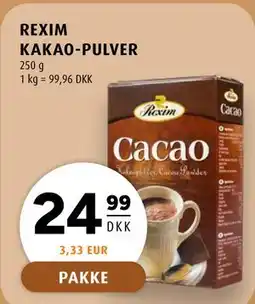Scandinavian Park REXIM KAKAO-PULVER tilbud