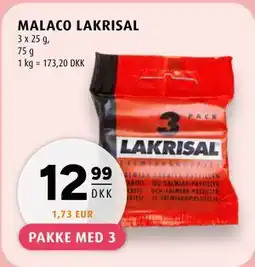 Scandinavian Park MALACO LAKRISAL tilbud