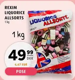 Scandinavian Park REXIM LIQUORICE ALLSORTS tilbud