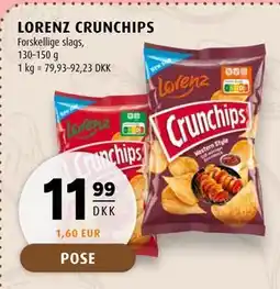 Scandinavian Park LORENZ CRUNCHIPS tilbud
