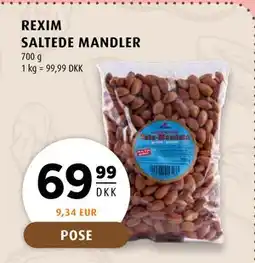 Scandinavian Park REXIM SALTEDE MANDLER tilbud