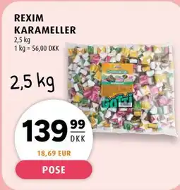 Scandinavian Park REXIM KARAMELLER tilbud