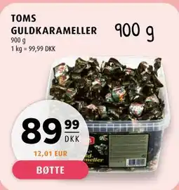 Scandinavian Park TOMS GULDKARAMELLER tilbud