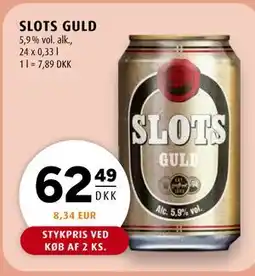 Scandinavian Park SLOTS GULD tilbud
