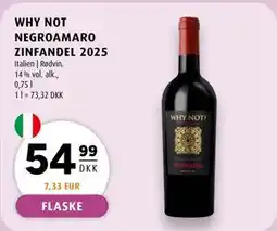 Scandinavian Park WHY NOT NEGROAMARO ZINFANDEL 2025 tilbud