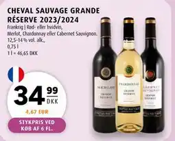 Scandinavian Park CHEVAL SAUVAGE GRANDE RÉSERVE 2023/2024 tilbud