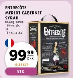 Scandinavian Park ENTRECÔTE MERLOT CABERNET SYRAH tilbud
