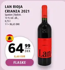 Scandinavian Park LAN RIOJA CRIANZA 2021 tilbud
