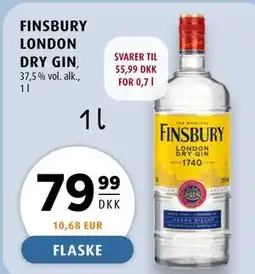 Scandinavian Park FINSBURY LONDON DRY GIN tilbud