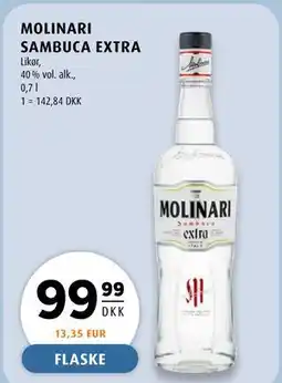 Scandinavian Park MOLINARI SAMBUCA EXTRA tilbud