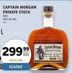 Scandinavian Park CAPTAIN MORGAN PRIVATE STOCK tilbud