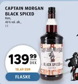Scandinavian Park CAPTAIN MORGAN BLACK SPICED tilbud
