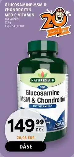 Scandinavian Park GLUCOSAMINE MSM & CHONDROITIN MED C-VITAMIN tilbud