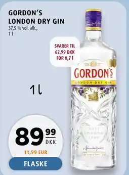 Scandinavian Park GORDON’S LONDON DRY GIN tilbud