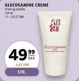 Scandinavian Park GLUCOSAMINE CREME tilbud