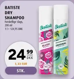 Scandinavian Park BATISTE DRY SHAMPOO tilbud