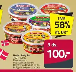 Fleggaard Haribo Party Box tilbud
