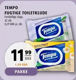 Scandinavian Park TEMPO FUGTIGE TOILETKLUDE tilbud