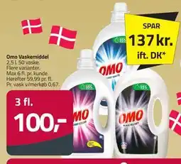 Fleggaard Omo Vaskemiddel tilbud