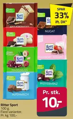 Fleggaard Ritter Sport tilbud