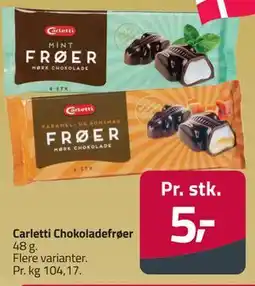 Fleggaard Carletti Chokoladefrøer tilbud