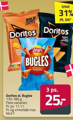 Fleggaard Doritos el. Bugles tilbud