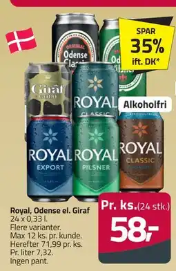 Fleggaard Royal, Odense el. Giraf tilbud