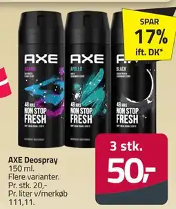 Fleggaard AXE Deospray tilbud