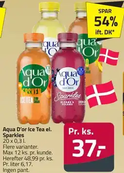 Fleggaard Aqua D’or Ice Tea el. Sparkles tilbud