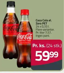 Fleggaard Coca Cola el. Zero PET tilbud