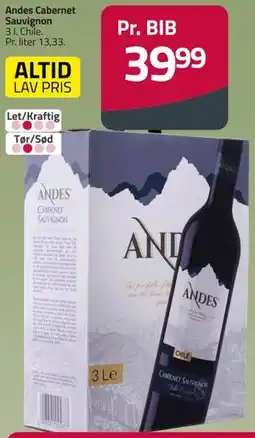 Fleggaard Andes Cabernet Sauvignon tilbud