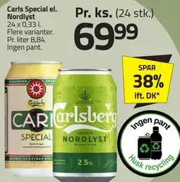 Fleggaard Carls Special el. Nordlyst tilbud