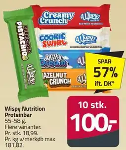 Fleggaard Wispy Nutrition Proteinbar tilbud