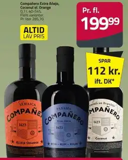 Fleggaard Compañero Extra Añejo, Coconut el. Orange tilbud