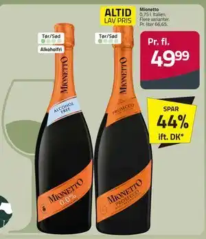 Fleggaard Mionetto tilbud