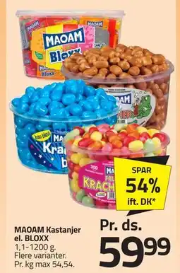 Fleggaard MAOAM Kastanjer el. BLOXX tilbud