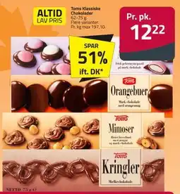 Fleggaard Toms Klassiske Chokolader tilbud