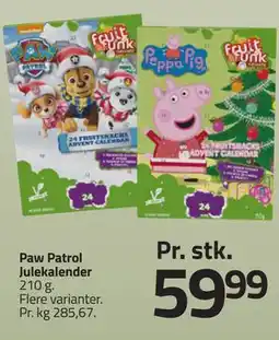 Fleggaard Paw Patrol Julekalender tilbud
