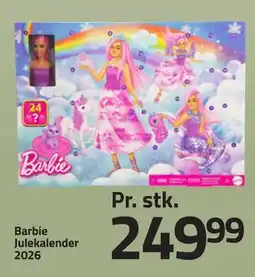 Fleggaard Barbie Julekalender 2026 tilbud