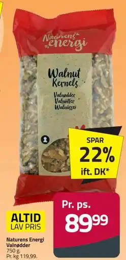 Fleggaard Naturens Energi Valnødder tilbud