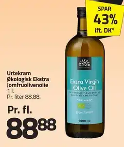 Fleggaard Urtekram Økologisk Ekstra Jomfruolivenolie tilbud
