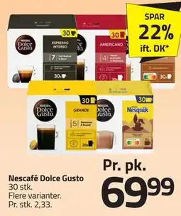 Fleggaard Nescafé Dolce Gusto tilbud