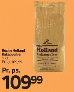 Fleggaard Rexim Holland Kakaopulver tilbud