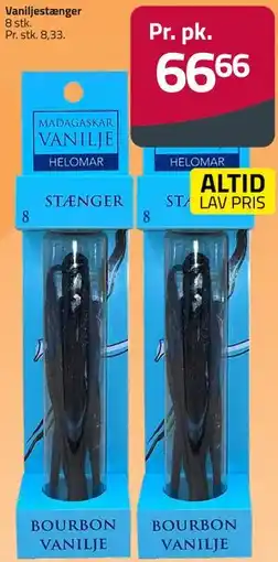 Fleggaard Vaniljestænger tilbud