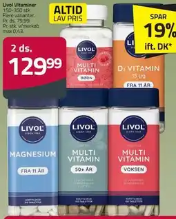 Fleggaard Livol Vitaminer tilbud