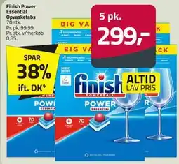 Fleggaard Finish Power Essential Opvasketabs tilbud
