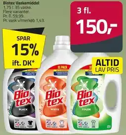 Fleggaard Biotex Vaskemiddel tilbud