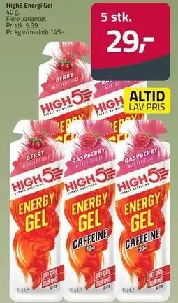 Fleggaard High5 Energi Gel tilbud